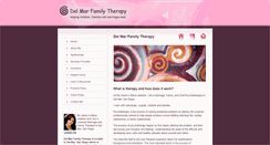 Desktop Screenshot of delmarfamilytherapy.com